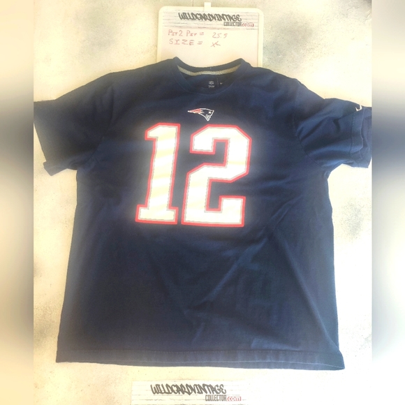 Nike Tom Brady #12 New England Patriots Jersey Tee size XL - Picture 2 of 5